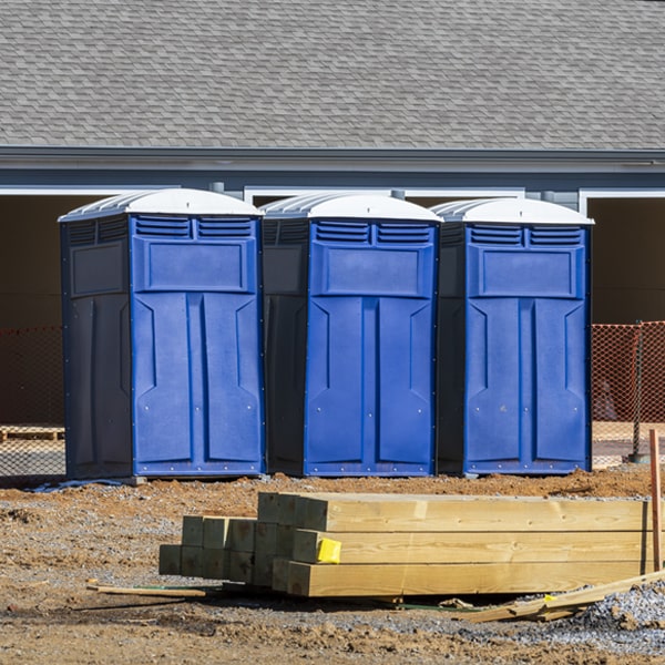 what is the maximum capacity for a single portable toilet in Wonder Lake IL